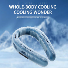 Hot Selling Air Cooling Hanging Neck Fan Personal Neckband Fans USB Rechargeable Bladeless Mini Usb Portable Cooling Fan