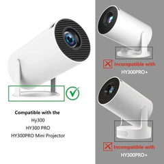 Tjweiqing HY300PRO Mini Projector Ceiling Mount Compatible with HY300 PRO Portable 4K Projector round Ceiling
