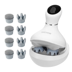 Succebuy Electric Scalp Massager Rechargeable Head Massager Hair Growth Waterproof Portable Kneading Electric Scalp Scratcher
