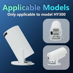 Tjweiqing HY300PRO Mini Projector Ceiling Mount Compatible with HY300 PRO Portable 4K Projector round Ceiling