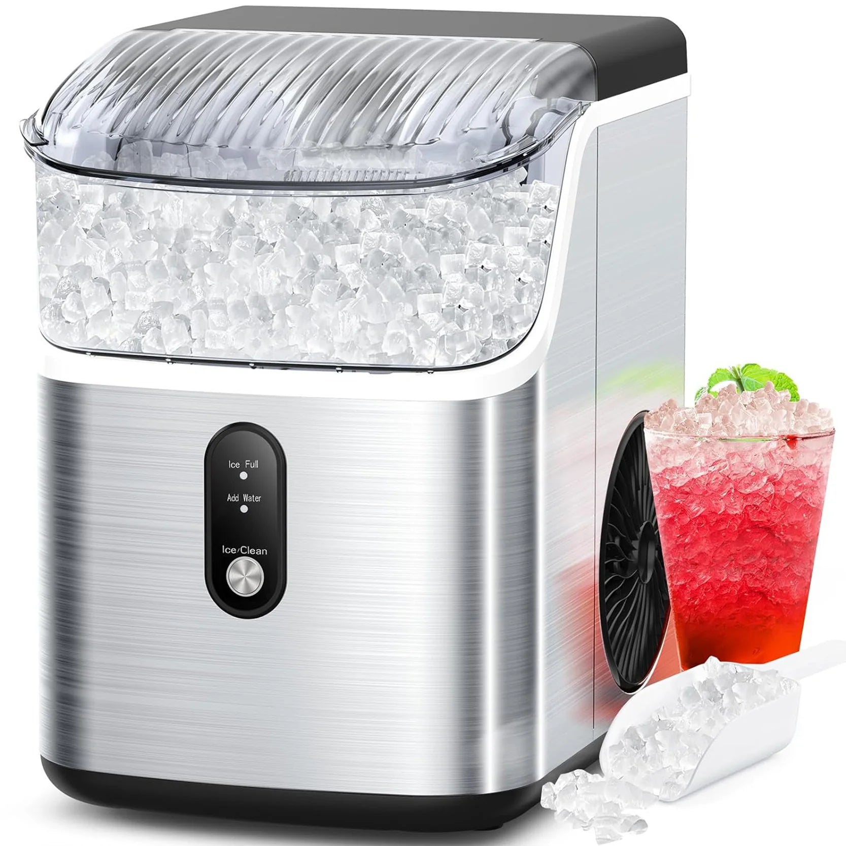 34Lbs/24H Nugget Ice Makers Countertop