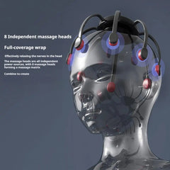 Automatic Head Massage Machine Octopus 8 Claw Smart Head Massager Wholesale Electric Head Therapy Device for Relaxation