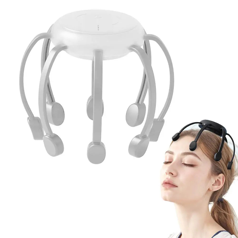 Automatic Head Massage Machine Octopus 8 Claw Smart Head Massager Wholesale Electric Head Therapy Device for Relaxation