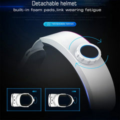 Shinecon Virtual Reality VR Glasses 3D Headset Viar Device Smart Helmet Lenses Goggle for Mobile Phone Cell Smartphone Headphone