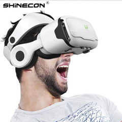 VR Glasses Virtual Reality 3D Headset Helmet for Android Iphone Smartphone Mobile Phone Game Wirth Real Goggles Viar Devices Set