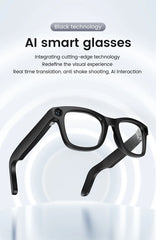 [GOLD] Cyanvue AI Smart Glasses – 8MP Camera Glasses with Music & Call Features