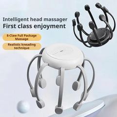 Automatic Head Massage Machine Octopus 8 Claw Smart Head Massager Wholesale Electric Head Therapy Device for Relaxation