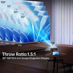 Mini Projector TFT LCD 1920X1080 Full HD 1080P Wifi Bluetooth Portable Projectors Home Theater Cinema Outdoor Proiettore