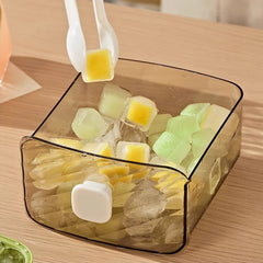 Portable Ice Maker Machine with Storage Drawer Ice Maker with Handle Compact Ice Maker Machine for Household & Outdoor Use