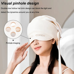 Head and Eye Massager 4 Modes 3 Hot Compress Gears Gasbag Wrapping Electric Mask