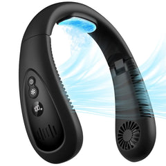 2026 New Upgrade Neck Air Conditioner, Portable Neck Fan with Cooling Plate 360°Cooling Airflow, 5000Mah Rechargeable USB Fan