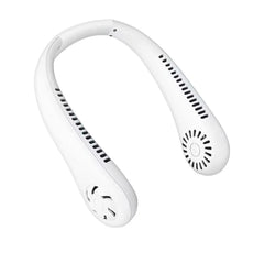 Leafless Hanging Neck Fan, Mini Portable Usb Fan, Super Strong Wind, Silent Natural Wind, Rechargeable Hot Sale