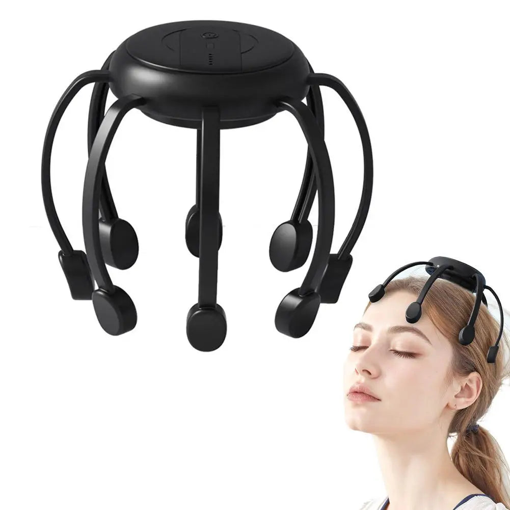 Automatic Head Massage Machine Octopus 8 Claw Smart Head Massager Wholesale Electric Head Therapy Device for Relaxation
