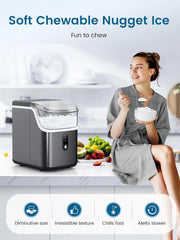 34Lbs/24H Nugget Ice Makers Countertop