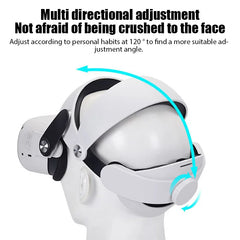 Head Strap Holder Headband for Meta Quest 2 Quest2 VR Glasses Virtual Reality Headset Helmet Game Accessories Gaming Adjustable