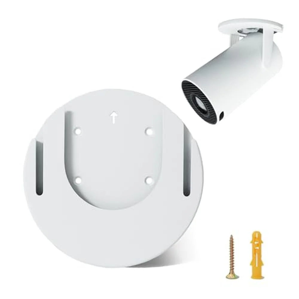 Tjweiqing HY300PRO Mini Projector Ceiling Mount Compatible with HY300 PRO Portable 4K Projector round Ceiling