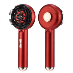 Electric Scalp Massager Comb Hair Growth Micro-Current Red & Blue Light Anti-Hair Loss Treatment Oil Applicator Kneading Relax